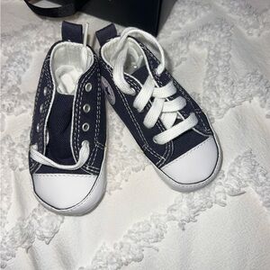Converse Baby First Star Navy Cribster Sneakers